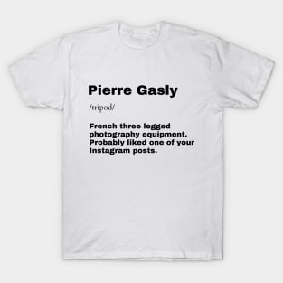 Pierre Gasly F1 T-shirt, Formula 1, dictionary definition T-Shirt